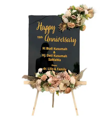 Papan Bunga Akrilik Karangkancana